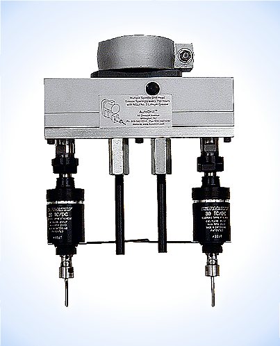 Double outlet head drill